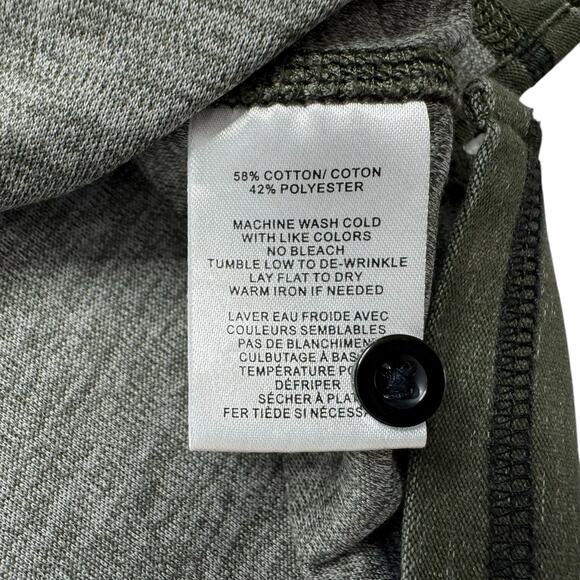 ROBERT BARAKETT Lambert Long Sleeve Henley Olive Green Size Small Mens #RB12047 - Picture 4 of 7